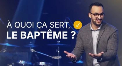 À quoi ça sert, le baptême ?